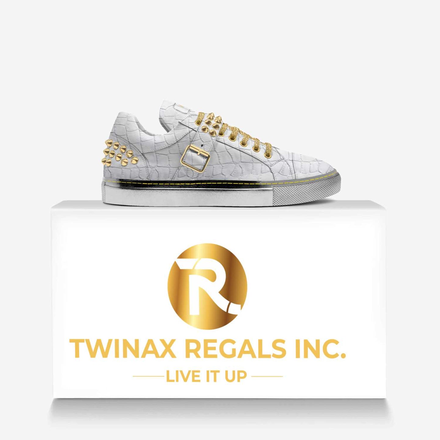 1738 Spike Fashion Low Top - Edgy low-top sneakers with unique spike details.