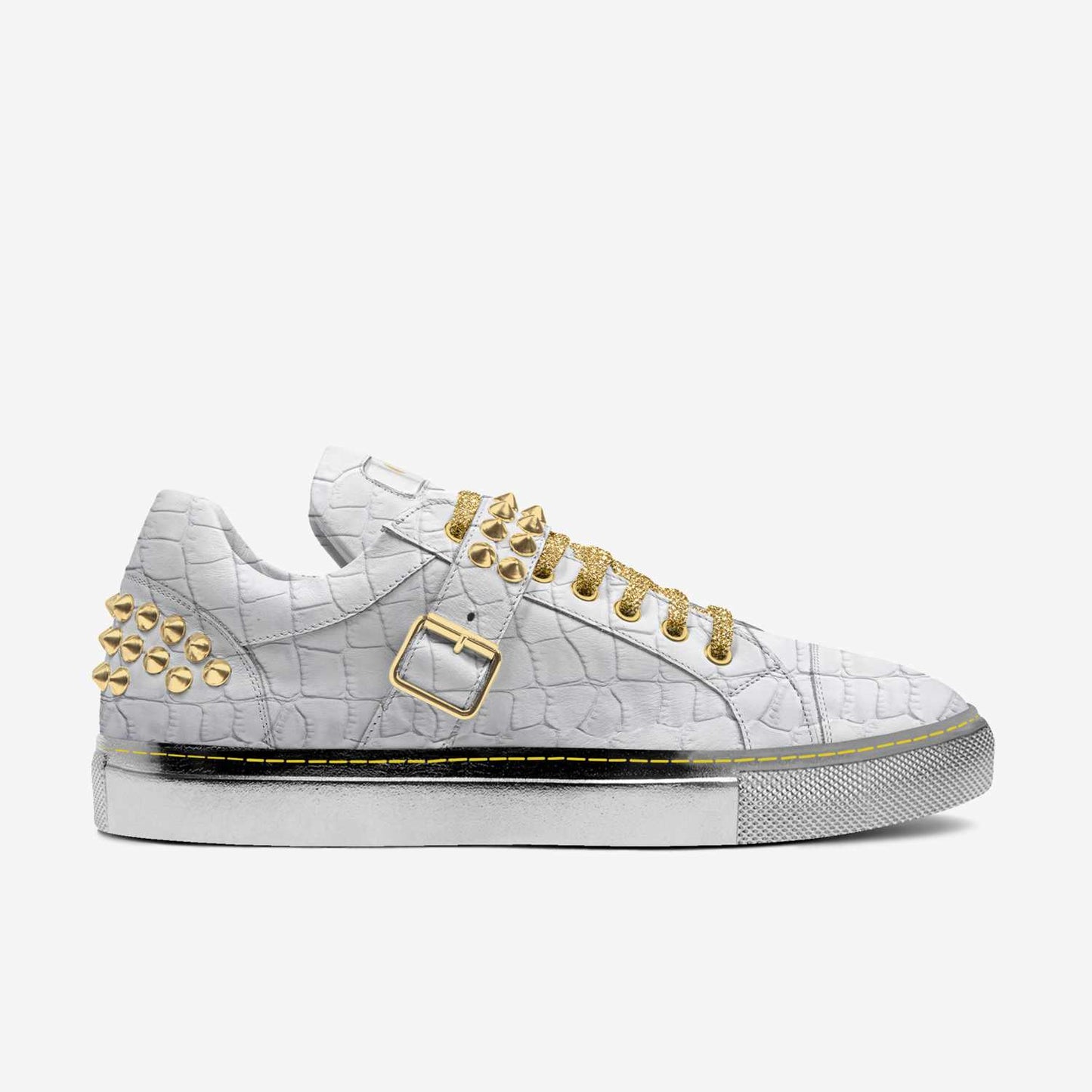 1738 Spike Fashion Low Top - Edgy low-top sneakers with unique spike details.