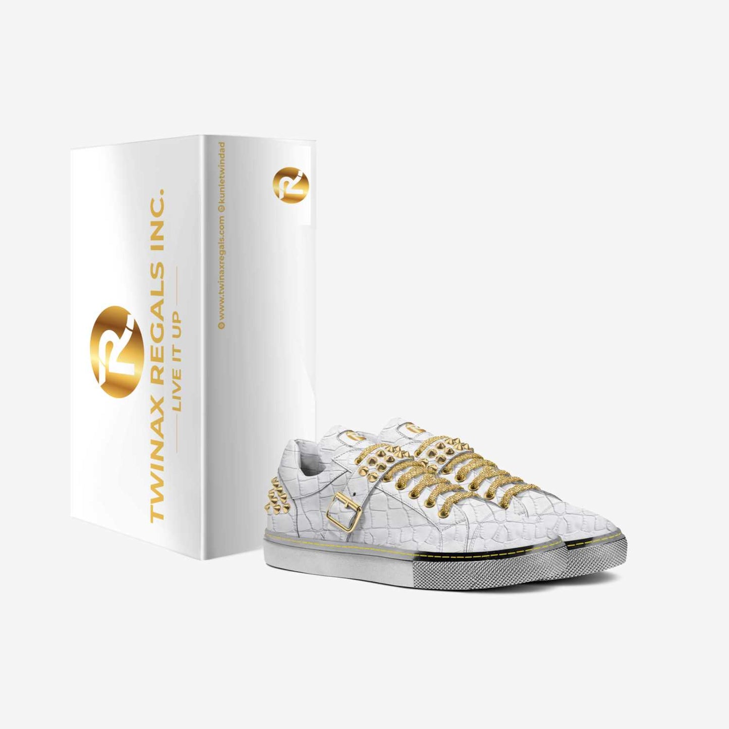 1738 Spike Fashion Low Top - Edgy low-top sneakers with unique spike details.