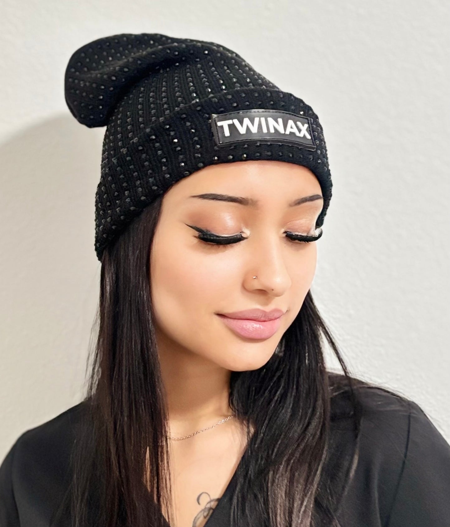 Women's Embellished Beanie Hat β Stylish, cozy winter beanie with elegant embellishments for a chic look.
