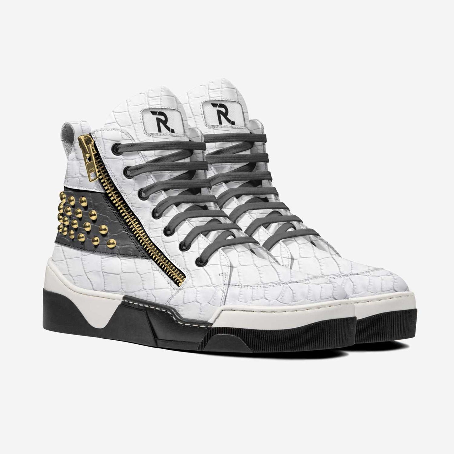 Lavished Fashion Studs High Top - Stylish and bold high-top sneakers with studded details
