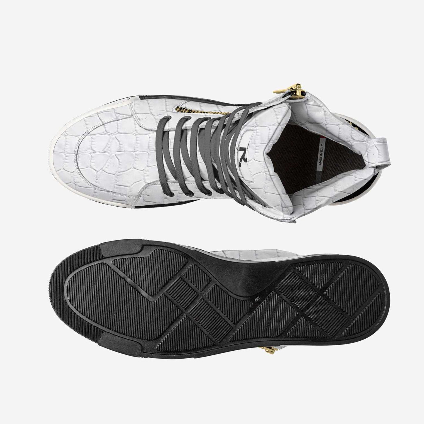 Lavished Fashion Studs High Top - Stylish and bold high-top sneakers with studded details