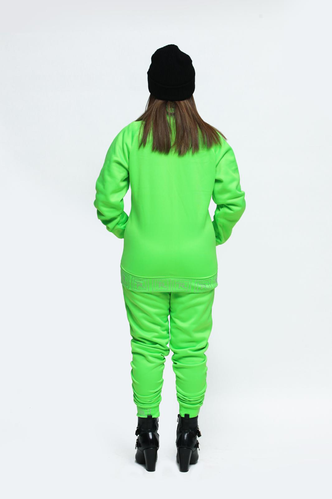 Prestige Prime Tracksuit Women Neon - A vibrant neon tracksuit designed for bold and confident women.