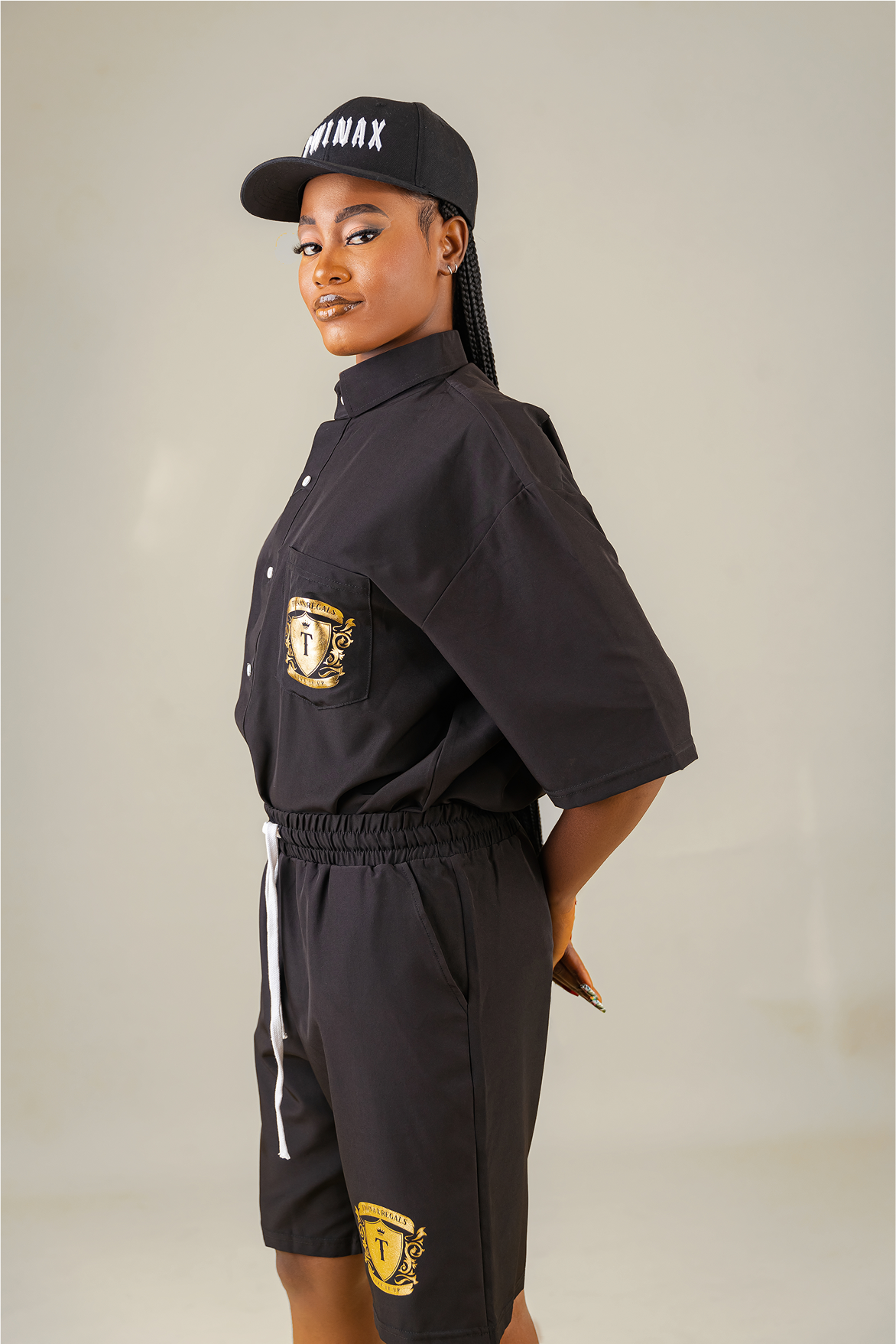 Twinax Streetwear Set – Black Crest Edition