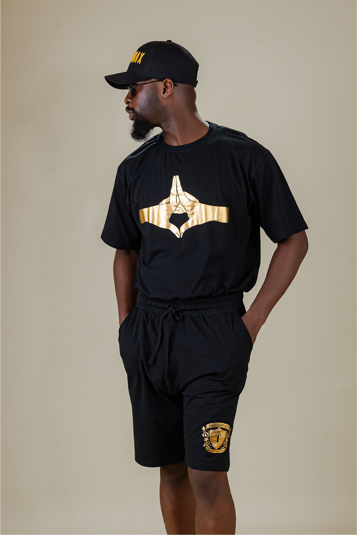Twinax Gold Prayer Set – Noir Edition