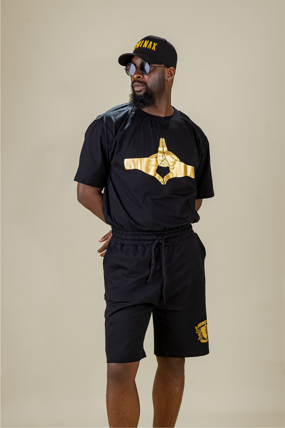 Twinax Gold Prayer Set – Noir Edition