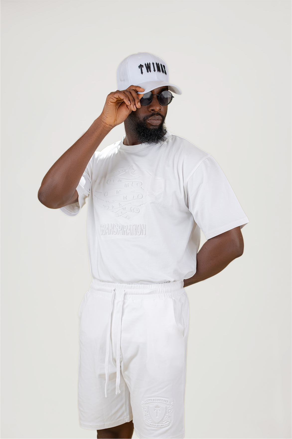 TWINAX All-White Embossed Set