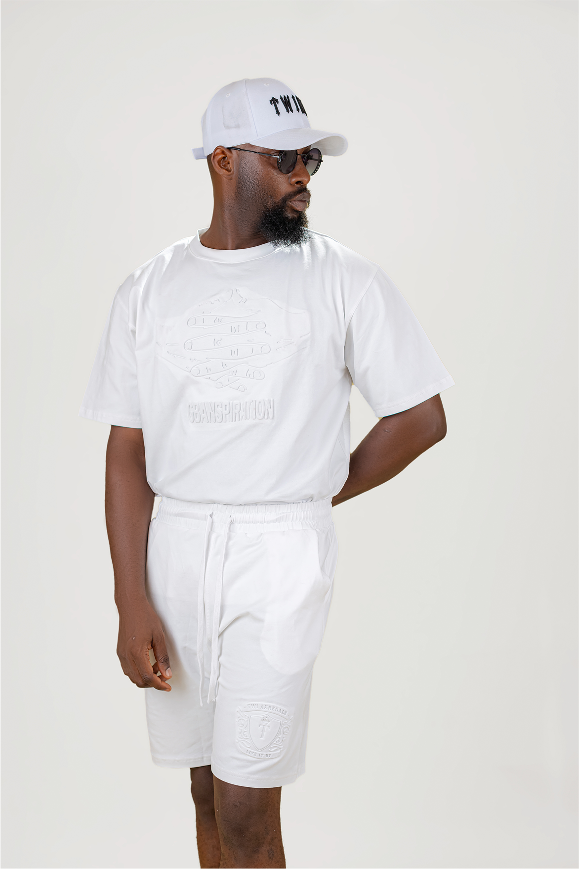 TWINAX All-White Embossed Set