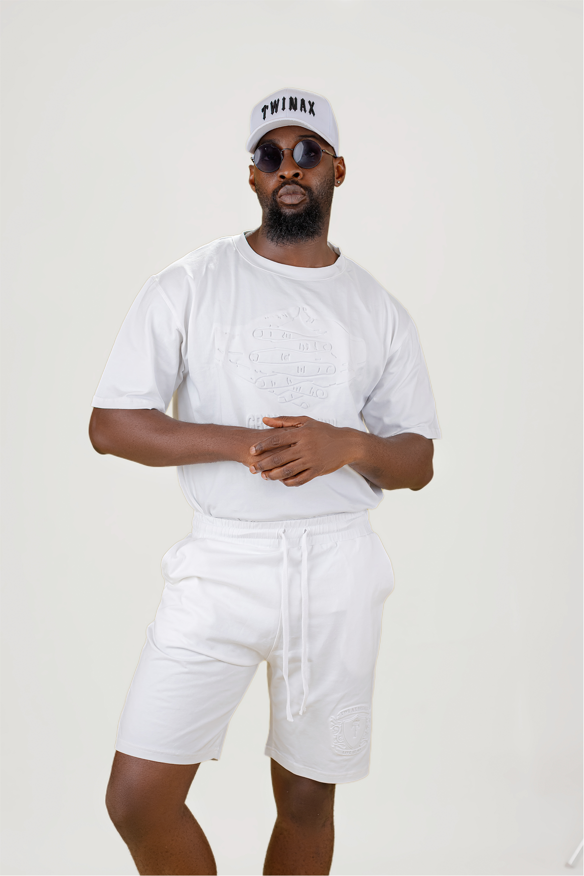 TWINAX All-White Embossed Set