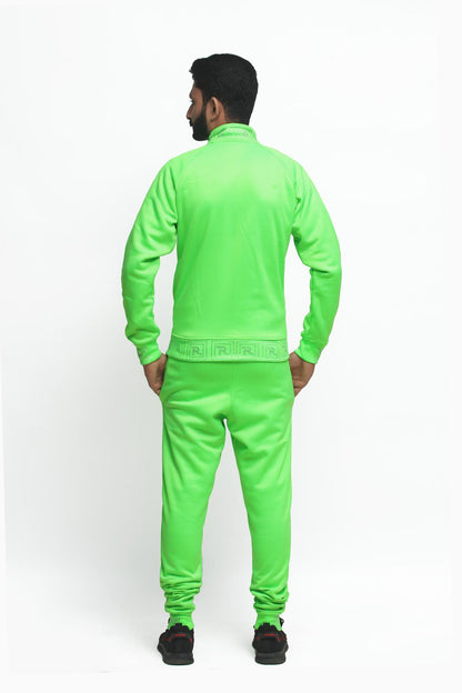 Prestige Prime Tracksuit Neon - A striking neon-colored tracksuit that blends fashion with athletic comfort.