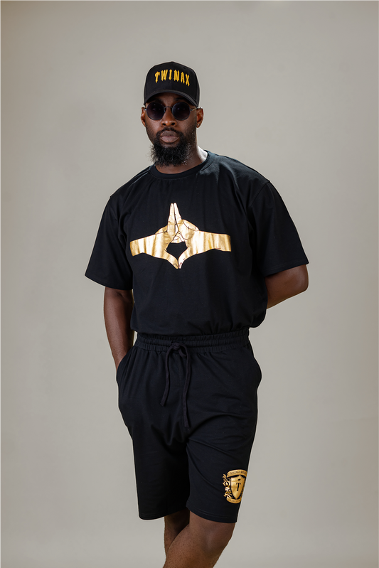 Twinax Gold Prayer Set – Noir Edition