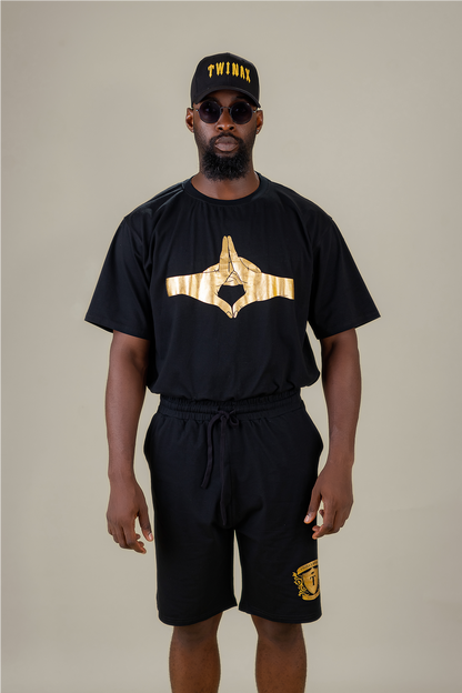 Twinax Gold Prayer Set – Noir Edition