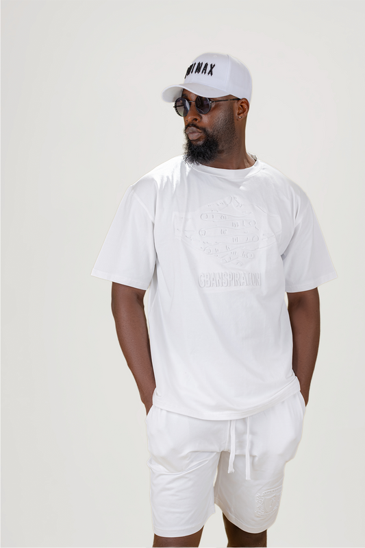 TWINAX All-White Embossed Set