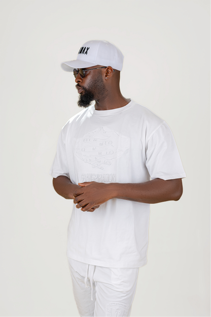 TWINAX All-White Embossed Set