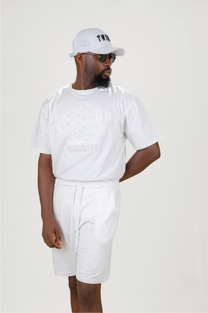 TWINAX All-White Embossed Set