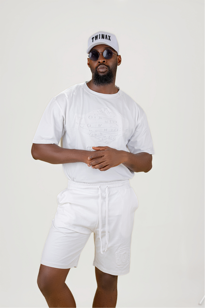 TWINAX All-White Embossed Set